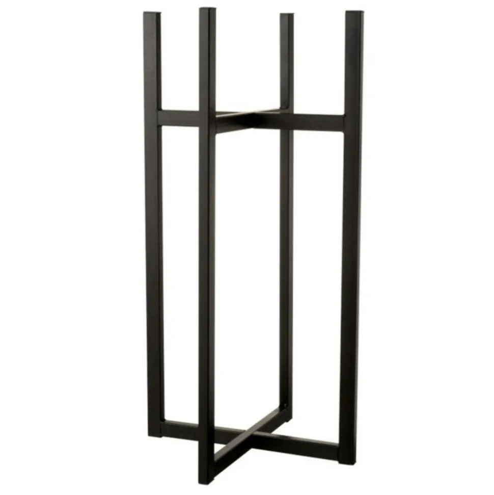 PARIS PRIX - Support pour cache-pot & panier "elsa" 83cm noir