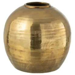 PARIS PRIX - Vase design en argile "arya" 28cm or