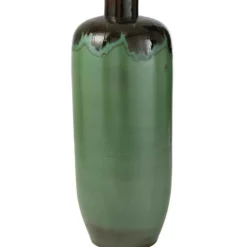 PARIS PRIX - Vase design en céramique "aline" 90cm vert
