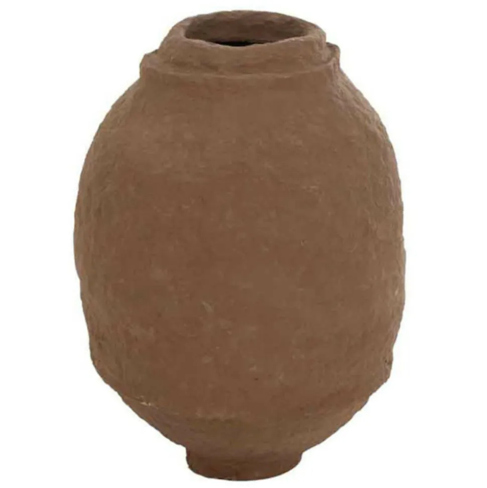 PARIS PRIX - Vase design "papier mâché" 59cm marron