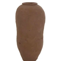 PARIS PRIX - Vase design "papier mâché" 96cm marron