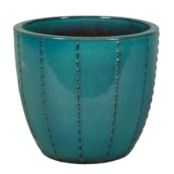 PASSION FOR POTTERY - Pot émaillé en grès Séoul 10-01D Bleu - D.23xH.20.5cm