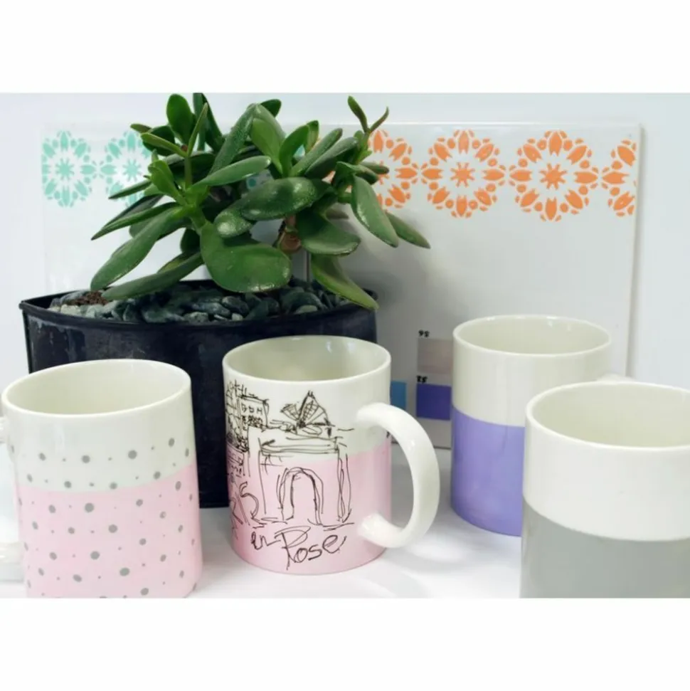 PÉBÉO - Peinture à l'eau brillante pour porcelaine - mangue - 45 ml