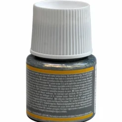 PÉBÉO - Peinture à l'eau moirée pour porcelaine - argent - 45 ml
