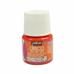 PÉBÉO - Peinture acrylique opaque mate - rouge vermillon - 45 ml
