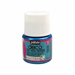 PÉBÉO - Peinture acrylique opaque nacrée - bleu turquoise - 45 ml