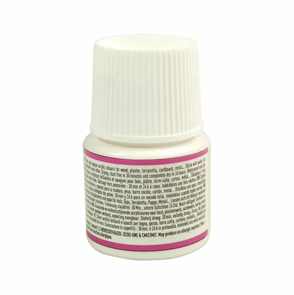 PÉBÉO - Peinture acrylique opaque brillante - blanc - 45 ml