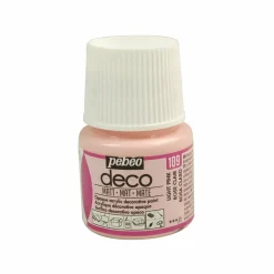 PÉBÉO - Peinture acrylique opaque mate - rose clair - 45 ml
