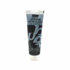 PÉBÉO - Peinture acrylique opaque - noir - 250 ml