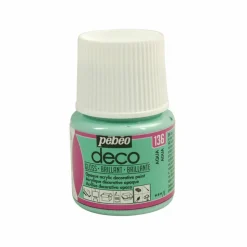 PÉBÉO - Peinture acrylique opaque brillante - aqua - 45 ml