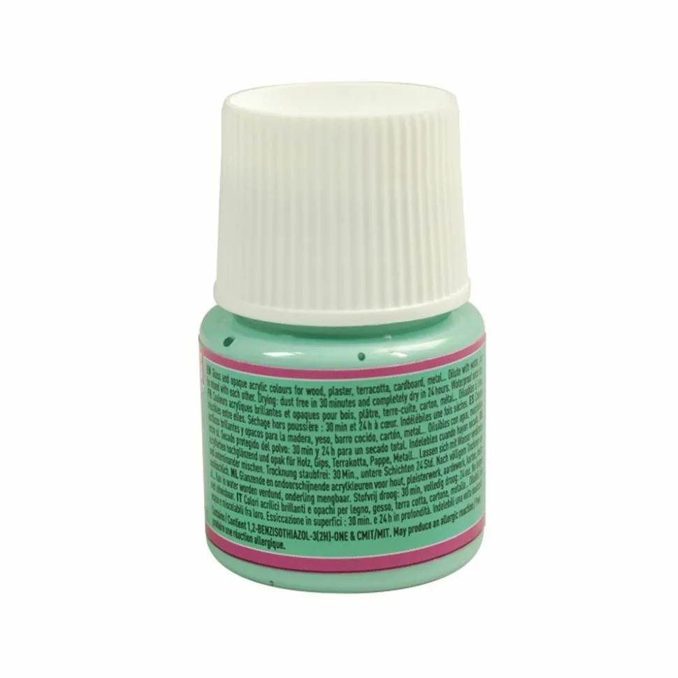 PÉBÉO - Peinture acrylique opaque brillante - aqua - 45 ml