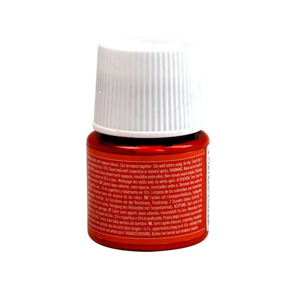 PÉBÉO - Peinture céramique et multi-surfaces - orange - 45 ml