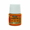 PÉBÉO - Peinture céramique et multi-surfaces - jaune orange - 45 ml
