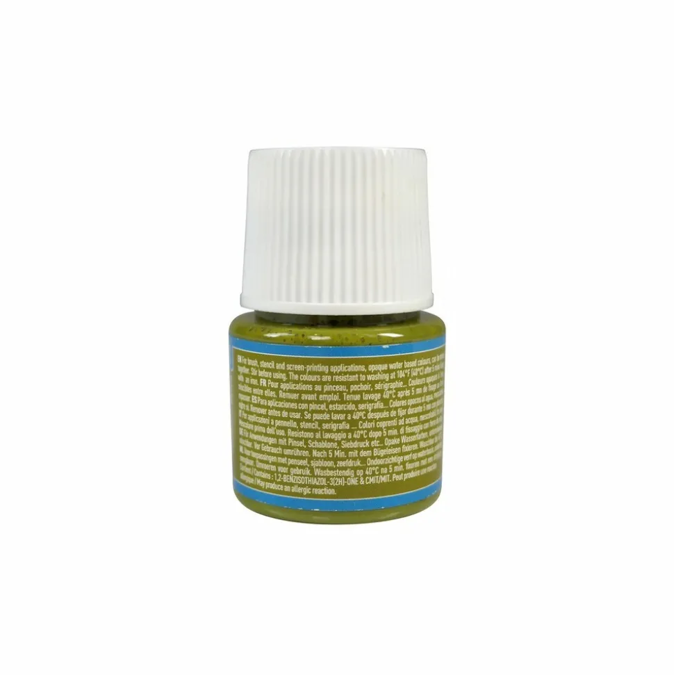 PÉBÉO - Peinture textile setacolor opaque - vert olive - 45 ml