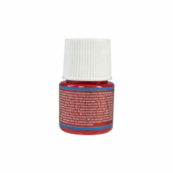 PÉBÉO - Peinture textile setacolor opaque effet métallique - rouge passion - 45 ml