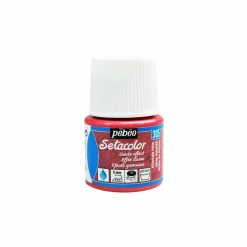 PÉBÉO - Peinture textile setacolor opaque effet daim - rose poudré - 45 ml