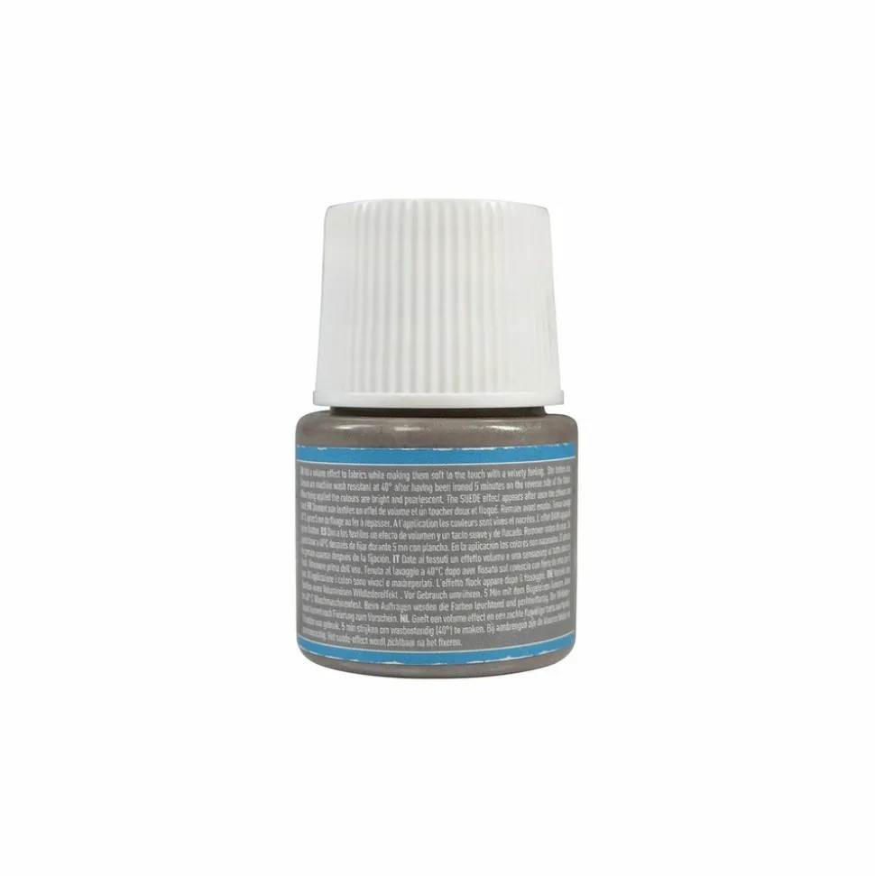 PÉBÉO - Peinture textile setacolor opaque effet daim - galet - 45 ml