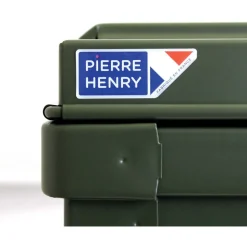 PIERRE HENRY - Cantine de rangement en acier premium 80 cm kaki 95 l