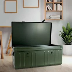 PIERRE HENRY - Malle habitat en acier 95 litres