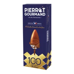 PIERROT GOURMAND - 10 sucettes au caramel au lait frais