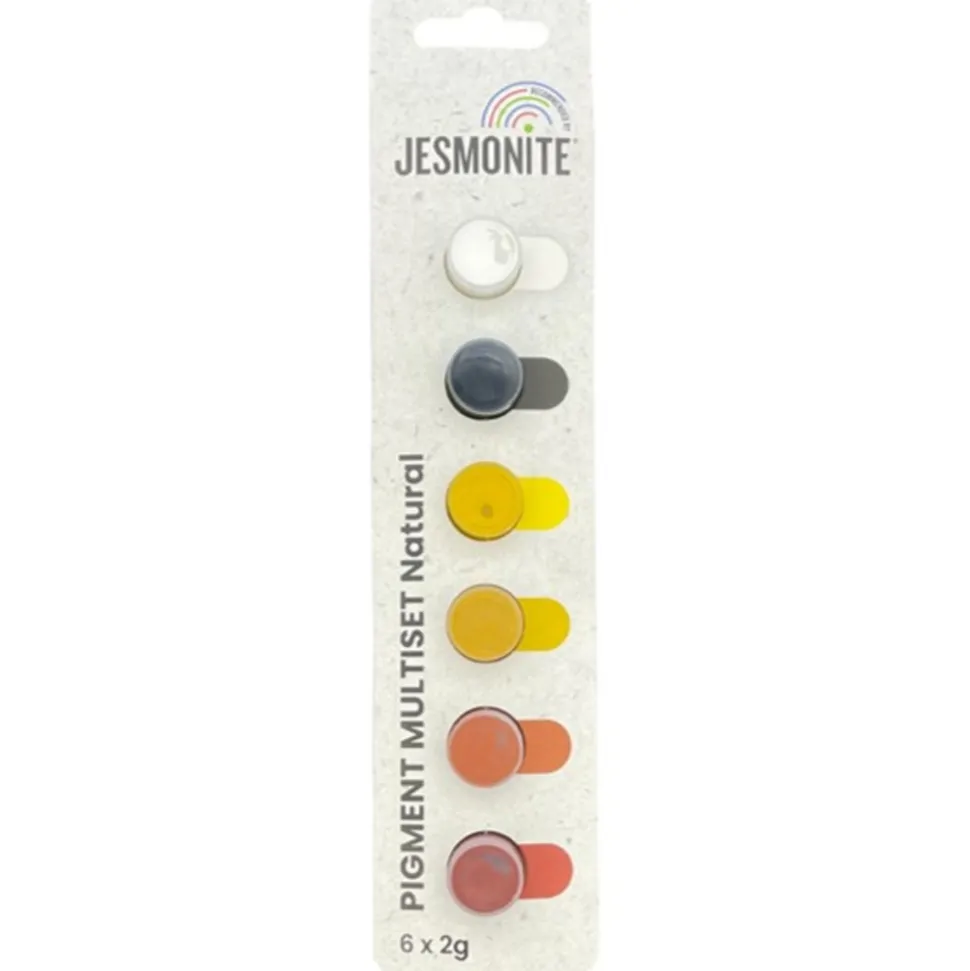 Pigments naturels en barrette pour Jesmonite de moulage - 6x2g