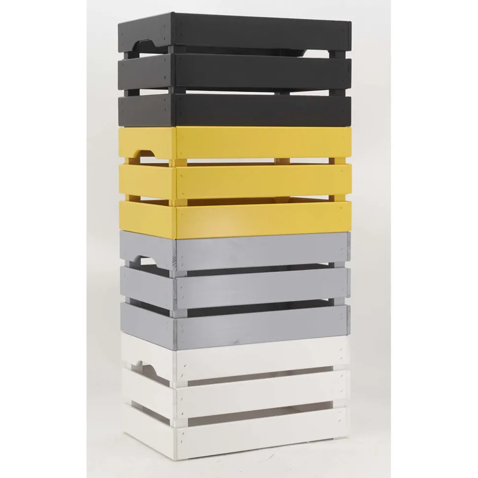 PINUS - Caisse de rangement en pin grand modèle 46 x 31 x 25 cm