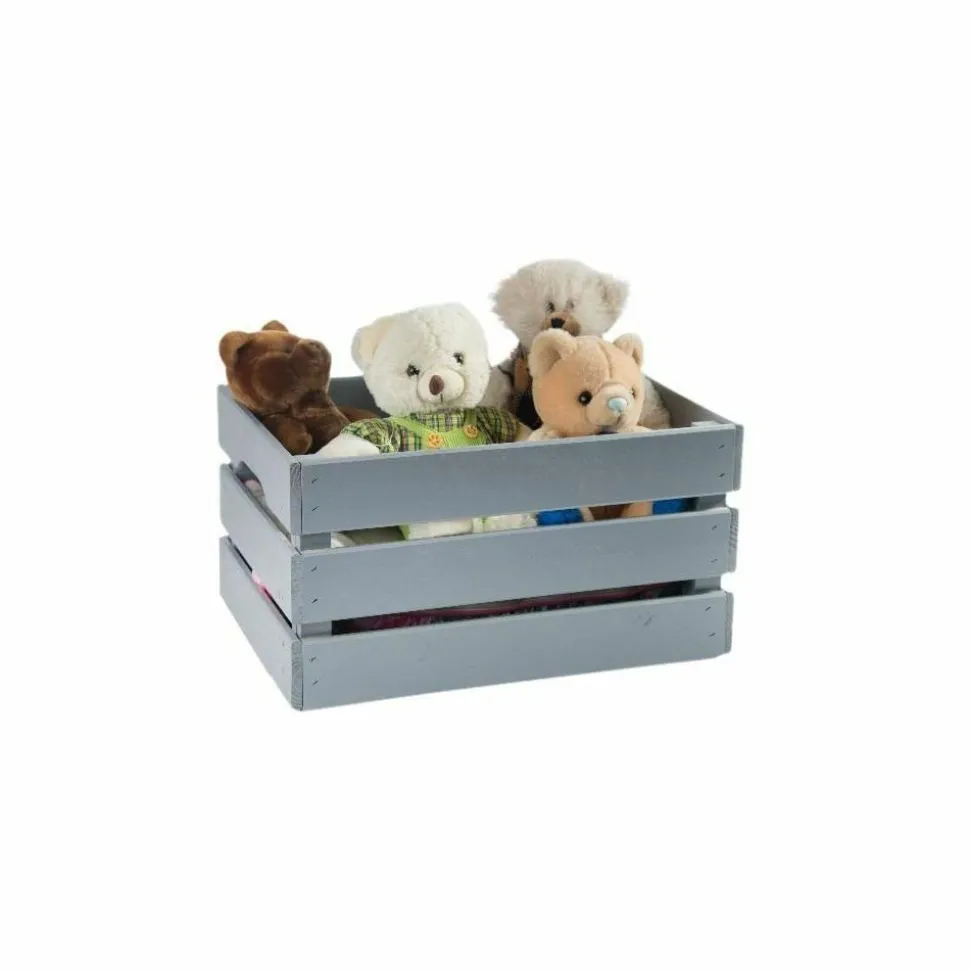 PINUS - Caisse de rangement en pin grand modèle 46 x 31 x 25 cm