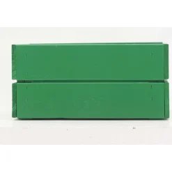 PINUS - Caisse de rangement en pin petit modèle 31 x 23 x 15 cm vert menthe