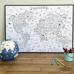 PIROUETTE CACAHOUÈTE - Poster à colorier - animaux du monde