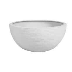 POETIC - Vasque Graphit Up ronde en plastique blanc cérusé - D.29,5 cm