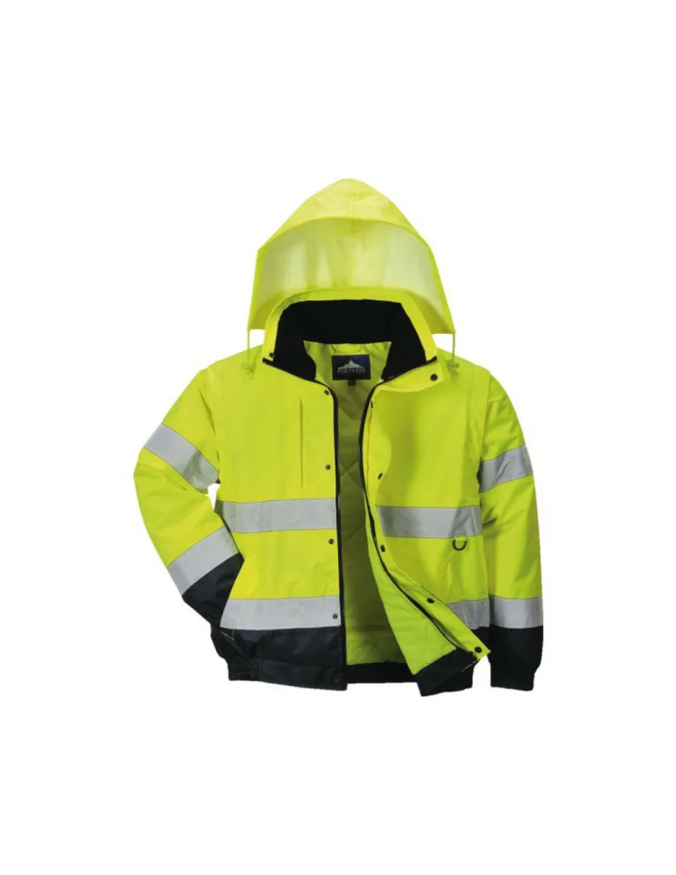 PORTWEST - Blouson 2-en-1 hivis couleur : jaune taille xl - portwest