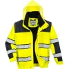 PORTWEST - Blouson hivis 3 en 1 couleur : jaune/noir taille s - portwest