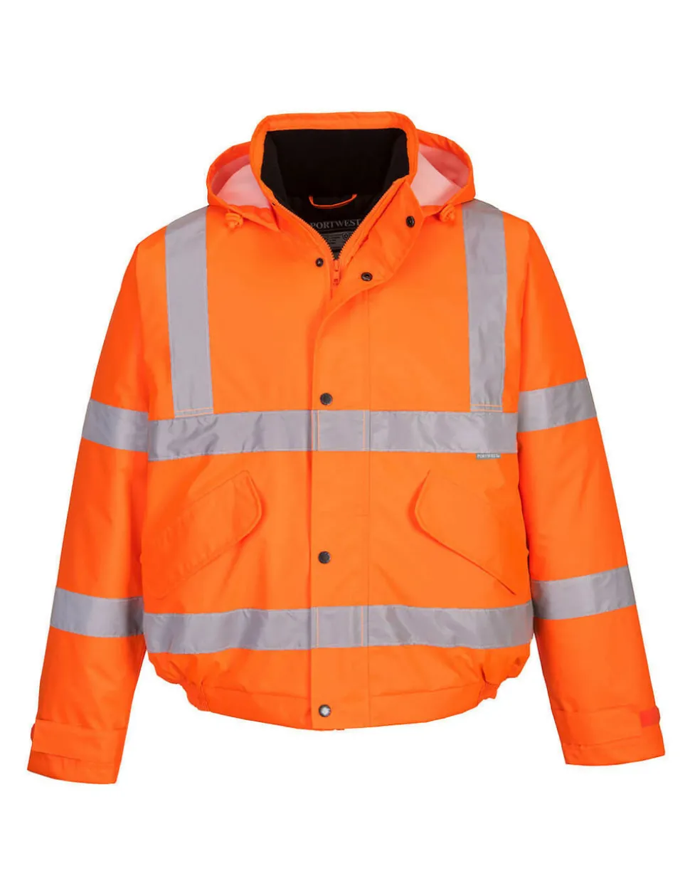 PORTWEST - Blouson hi-vis couleur : orange taille xl - portwest