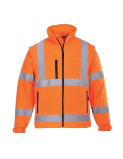 PORTWEST - Blouson hivis softshell (3 couches) couleur : orange taille xxxl - portwest