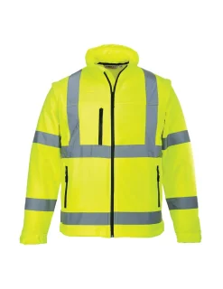 PORTWEST - Blouson hivis softshell (3 couches) couleur : jaune taille m - portwest