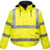 PORTWEST - Blouson pilote hv pluie bizflame antistatique et flamme retardant couleur : jaune taille l - portwest
