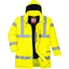 PORTWEST - Parka bizflame rain hi-vis multirisque couleur : jaune taille xxl - portwest