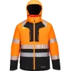 PORTWEST - Parka d'hiver dx4 hi-vis class 2 - taille xl - orange/noir - portwest