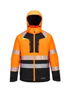 PORTWEST - Parka d'hiver dx4 hi-vis class 2 - taille xxl - orange/noir - portwest