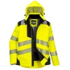 PORTWEST - Parka d'hiver pw3 pour femmes couleur : jaune/noir taille l - portwest