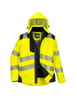 PORTWEST - Parka d'hiver pw3 pour femmes couleur : jaune/noir taille m - portwest