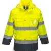 PORTWEST - Parka haute visibilité 3 en 1 couleur : jaune/marine taille l - portwest