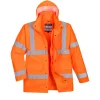PORTWEST - Parka hi-vis 4-en-1 couleur : orange taille 4xl - portwest