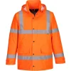 PORTWEST - Parka hi-vis traffic couleur : orange taille m - portwest