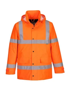 PORTWEST - Parka hi-vis traffic couleur : orange taille m - portwest