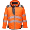 PORTWEST - Parka hv pw3 couleur : orange/gris taille m - portwest