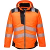 PORTWEST - Parka hv pw3 couleur : orange/noir taille m - portwest