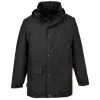 PORTWEST - Parka oban doublée polaire couleur : noir taille m - portwest