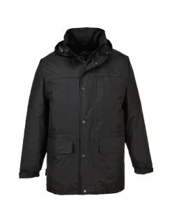 PORTWEST - Parka oban doublée polaire couleur : noir taille m - portwest