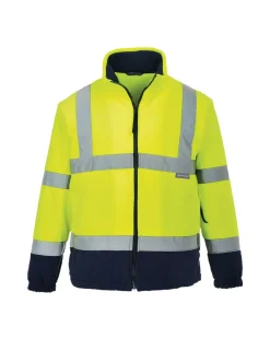 PORTWEST - Polaire hivis bicolore couleur : jaune/marine taille 5xl - portwest